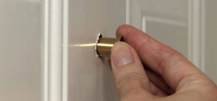 peephole door repair in Fontana